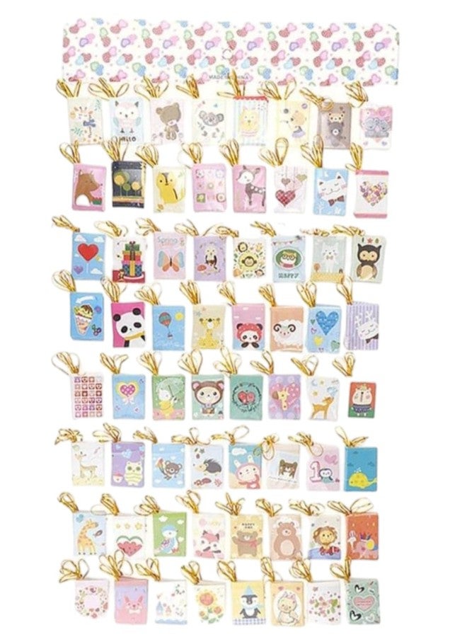 Tera13 TERA 13 Party Invitation Card, Birthday Cards, Greeting Note Cards, Thank You Notecards, Greeting Cards, Notecards For All Occasions, Animal Printed Gift Tag Bookmarks Tags (Animal Print 24 pcs) - Image 4